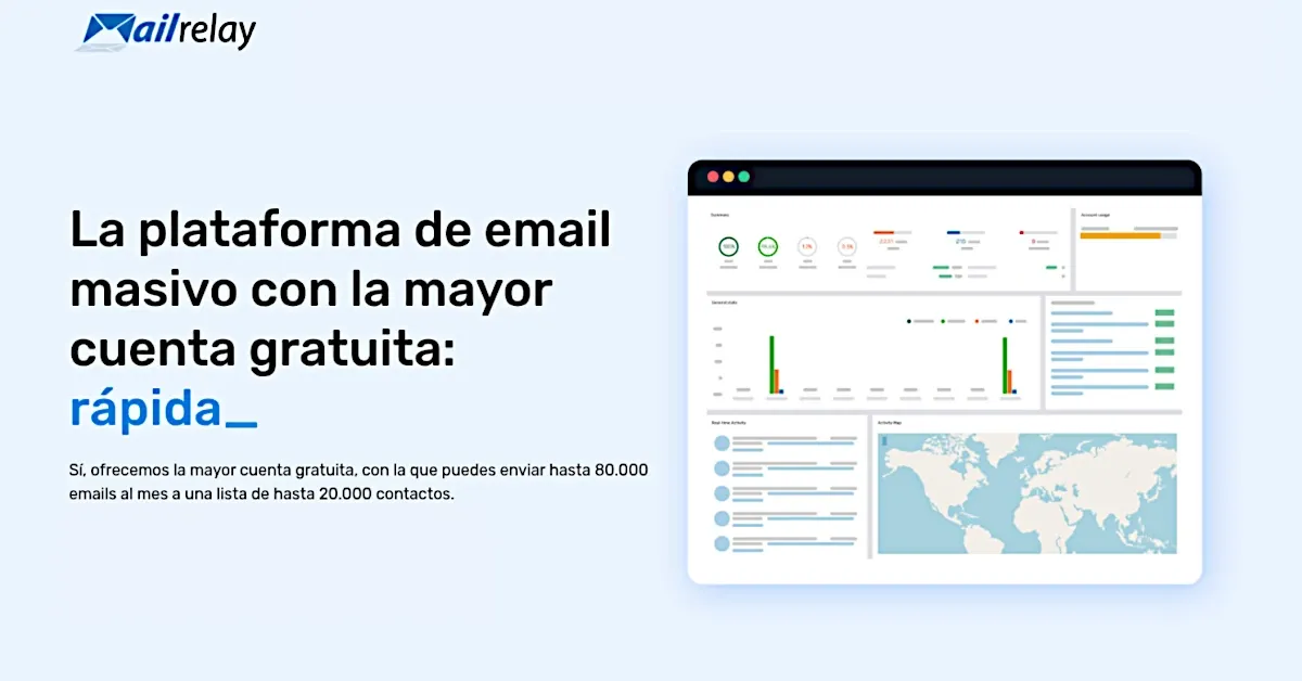 Mailrelay dashboard